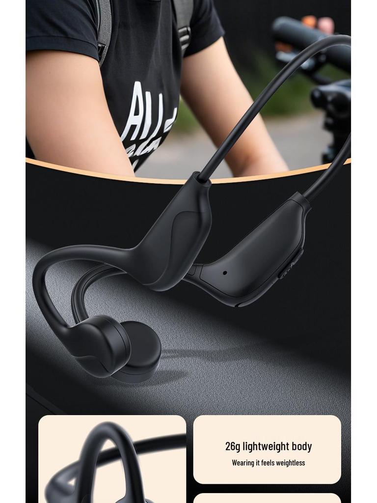 X3 Bone Conduction Bluetooth Headphones: Long Battery Life, Comfortable for Long Wear, Ideal for Running and Sports.