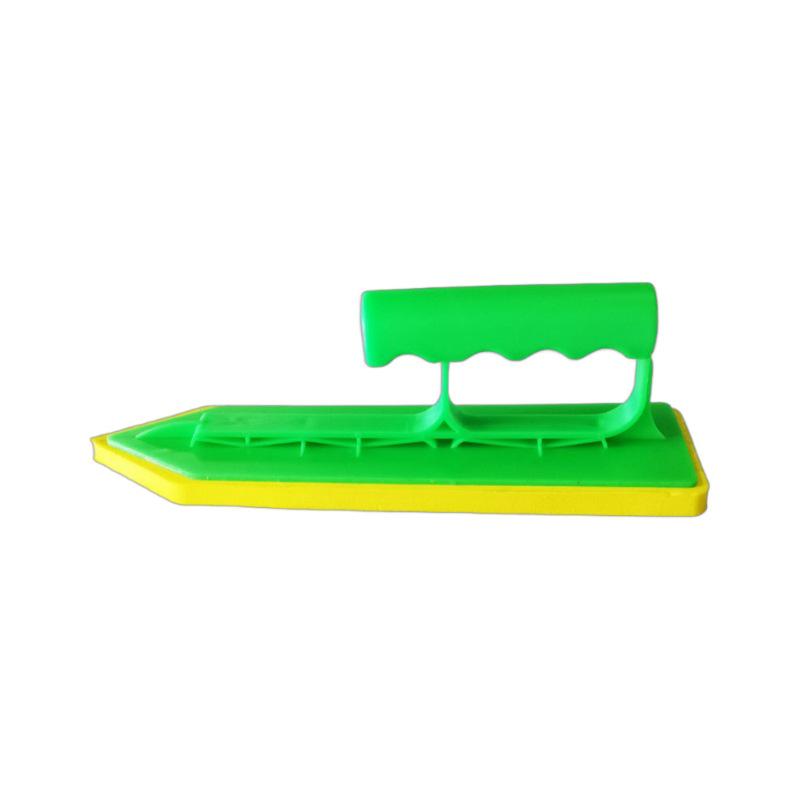 Epoxy Colored Grout Spatula and Trowel Set with Sponge