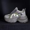 Women's Petite Mesh Breathable Platform Sneakers, Summer 2025 Fashion Casual Sport Shoes