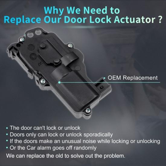 Front Rear Door Lock Actuator Motor Single  For Ford F-150 2005-2008