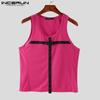INCERUN Summer Men Strap Sleeveless T-shirts Racerback Tank Tops
