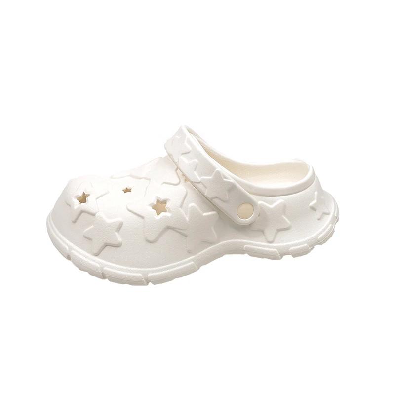 

Fashion Summer Eva Chunky Platform Slippers Women Comfortable Soft Thick Bottom Sandals Woman 2025 Non Slip Beach Flip Flops Female 35-36 белый