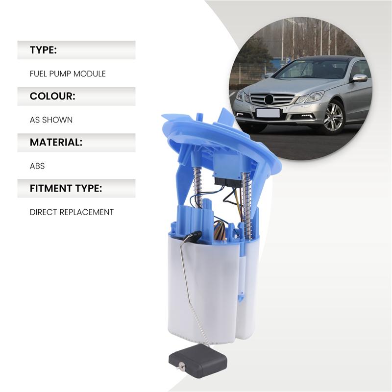 Fuel Pump Module Assembly For Mercedes-Benz W212 E350 Base 4Matic 2012-2016 FLEX A2184700394 A2184700094-M53K