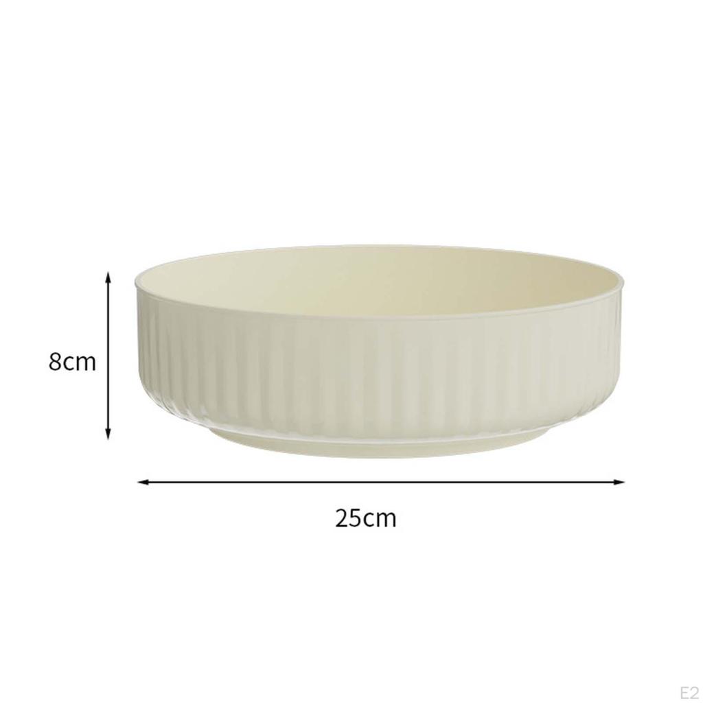 360° Drehbarer Make-up-Organizer Parfüm Aufbewahrungsbehälter Rund 25x8cm Lotionen Ausstellungsbox für