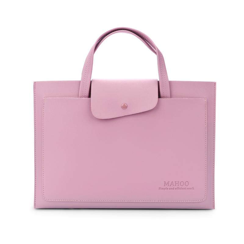 Sacoche pour Ordinateur Portable pour Macbook Air 13 Étui pour 13 14 15,6 Pouces Xiaomi Huawei Asus Ordinateur Portable Matériau PVC Mallette d'Épaule pour Femme For 13-14 inch