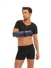 Men's Sweat-Inducing Body Shaper: Sport Tight Abdomen Control Beer Belly Corset, Round Neck, Short Sleeve