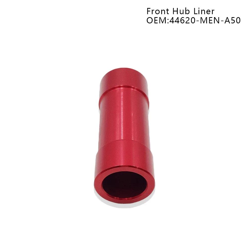 Off-road Motorcycle Front and Rear Hub Bushed Bearing Spacer 7075 Aluminium Alloy Center Thru Axles Repair Kit For HONDA CR CRF
