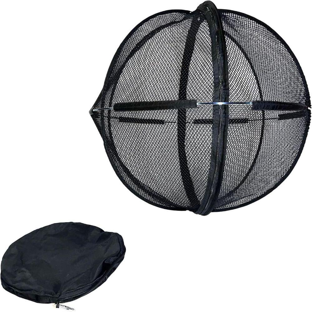 Foldable Cat Sphere Playpen Spherical Mesh Cage Pond Pump Filter Cage Garden & Backyard Use
