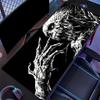 Black Horror Skull Monster Large Extended Gaming Mouse Pad Non Slip Desk Mat Creepy Skeleton Creature Art Keyboard Mouse Pad