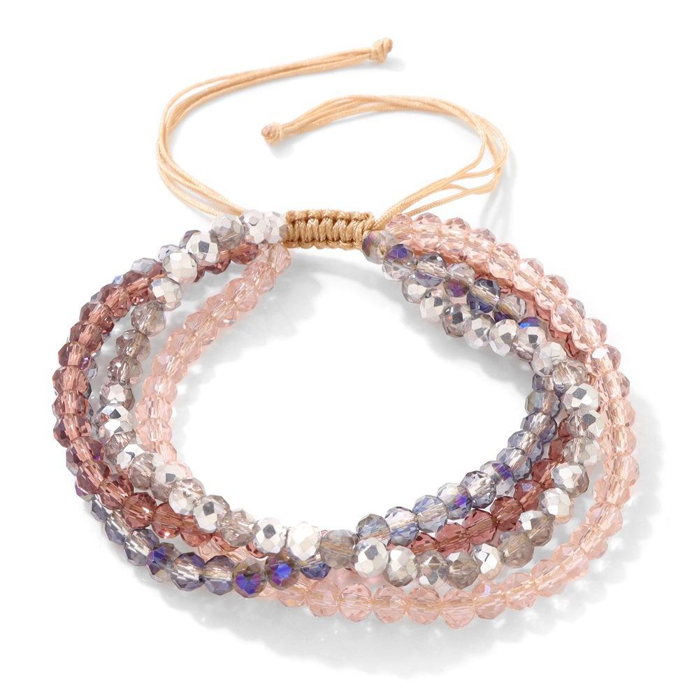 JYL TS Bracelet Couple s Eye  Set Enhances Affection & Luck pink purple