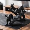 Nordic Style Desktop Staircase Decorations 3D Printed Canine Statues Crafts  Desktop Use