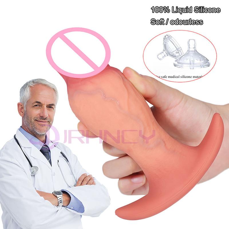 3-9.5cm Huge Anal Plug Dildos Wear Butt Plug Men Anal Sex Toys Prostate Massage Realistic Anal Dildos For Women Masturbation