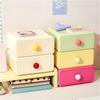 Desktop Drawer Organizer Multi-Color Storage Box, Large Capacity Stationery Holder for Office Home School