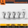 5/10pcs 25/50mm Drywall Screwdriver Bits Short Depth Stop Plasterboard 6.35mm Shank Stop Screws Woodworking Gypsum Board Locator