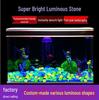 100 pcs Glowing Pebbles for Aquarium and Garden - 2cm Fluorescent Luminous Stones