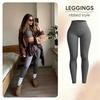 Women's Ribbed Leggings Knited Leggings Women Seamless Slim Tights High Waist Hip Liftting High Elastic Yoga Fitness Pants