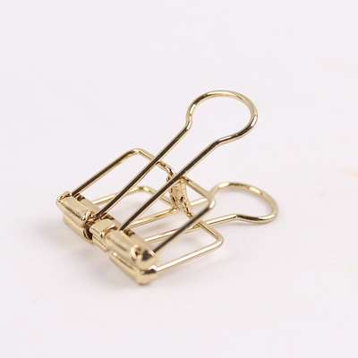 10 grid photos, wall decoration photo clip, simple metal hollow clip, colored long tail note clip, ticket clip