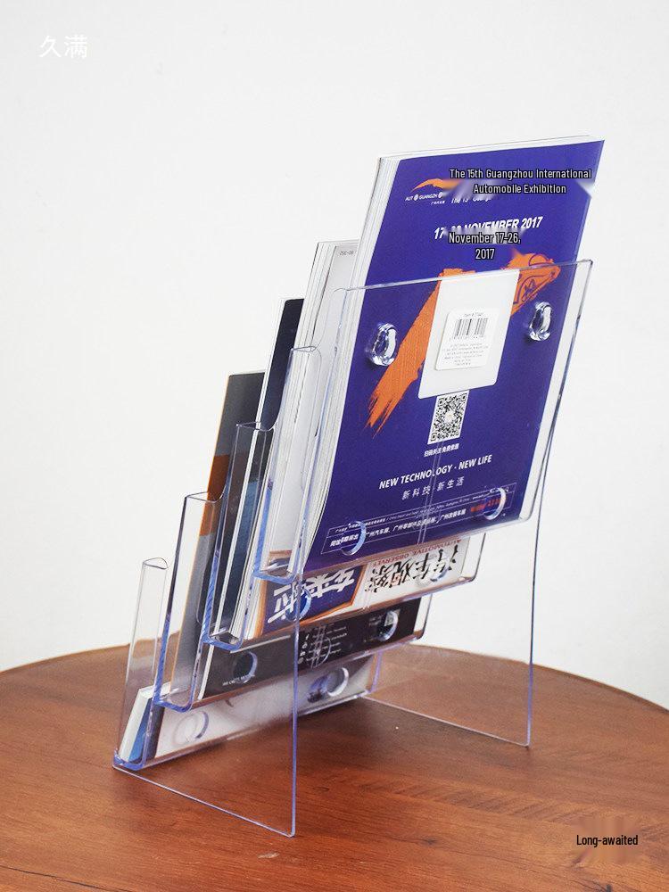 Acrylic Multi-Layer A4/A5/A6 Desktop Brochure and Magazine Display Stand