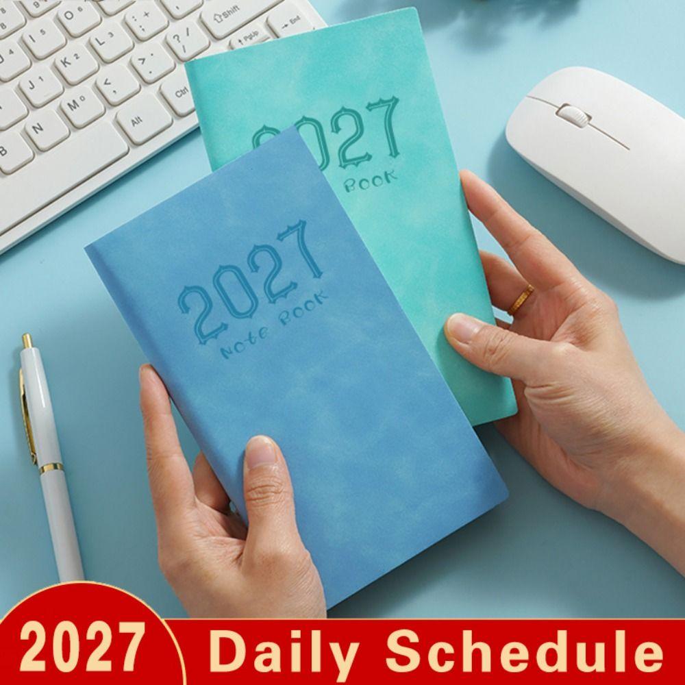 Pocket Design 2027 A6 Planner Notebook Portable Lightweight Daily Weekly Journal  Time Management