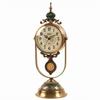 Vintage Metal Table Timepiece Gold-Tone Decorative Desk Easy to Read