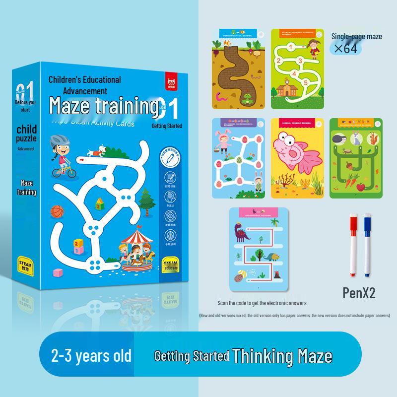 Children's Logic and Concentration Sudoku Maze Book: Early Education for Ages 3-6