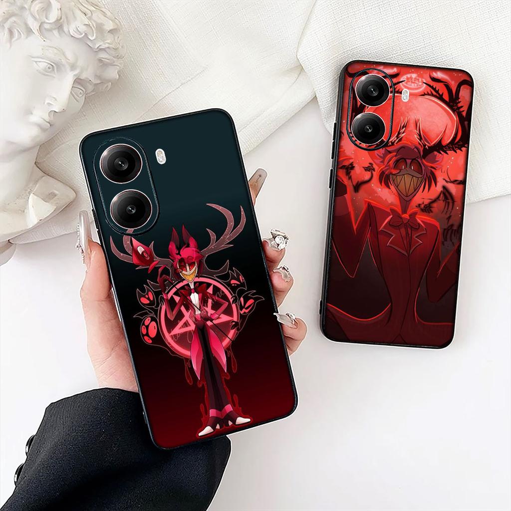 H-Hazbins Angel Hotels Charile Dust Alastor Handyhülle für Apple iPhone 12 13 Mini XS 11 Pro Max 7 8 Plus + XR 8+ X SE 2020 SE3
