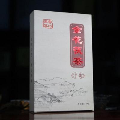 1000g di tè fatto a mano, tè nero, mattoni, fucha, tè maturo cinese Hunan, cibo verde di 12 anni
