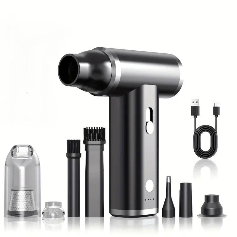 Powerful Handheld Brushless Mini Hair Dryer & High Airflow Duster