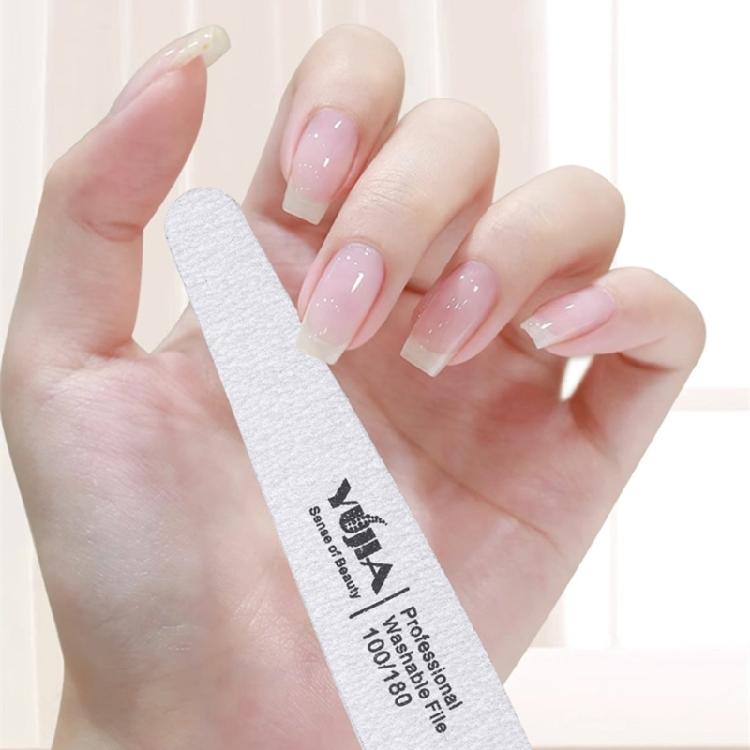 6Pcs Nail Files Double Sided Emery Boards Manicure Tools 100/180/240/600/3000 Grit Professional Manicure File Washable