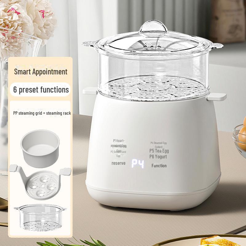 

Компактная автоматическая яйцеварка с таймером и автоматическим отключением Egg steamer