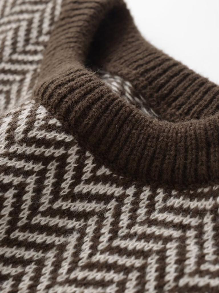 European and American Style, New Women's Clothing, Foreign Style, Herringbone Knitted Vest Top 6771141