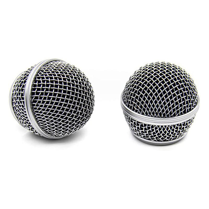 Replacement Steel Mesh Microphone Grill Head Microphone Grille Replacement Head