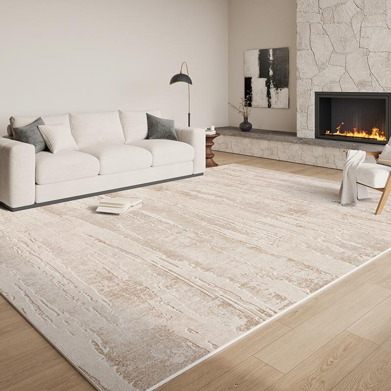 Italian Minimalist Carpets for Living Room Light Luxury Bedroom Decor Plush Carpet Fluffy Soft Grey Area Rug Home Thickened Mat