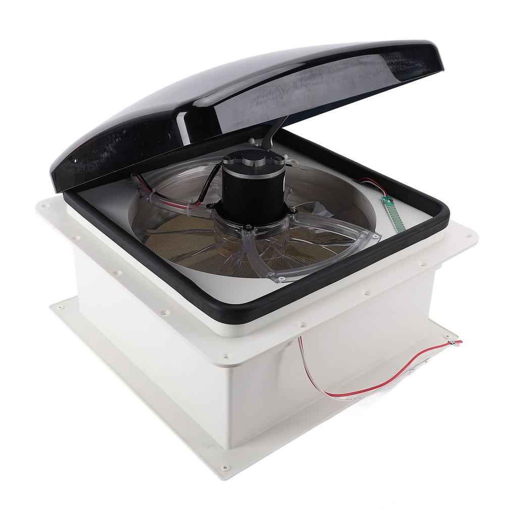 RV Roof Vent Fan 12V Automatic Remote Control Dual Mode Air Ventilation Ceiling Fan for Boat Yacht Motorhomes Buses