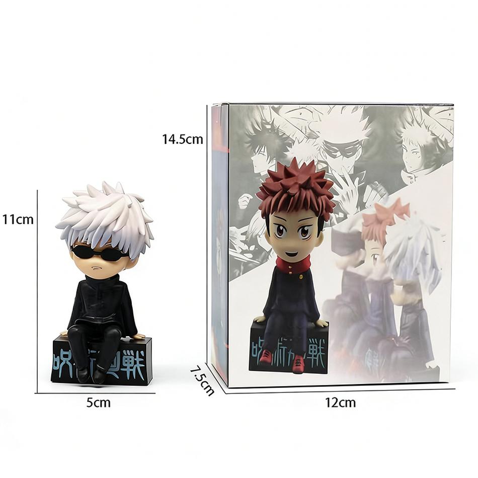 11cm Jujutsu Kaisen Anime Figur Chibi Sitzende Serie Satoru Gojo/Geto Suguru Actionfigur Fushiguro Toji/Okkotsu Yuta Figur