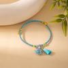 Colorful Woven Tassel Charm Bracelet Handmade Adjustable Braided Jewelry for Couples Friends Gift