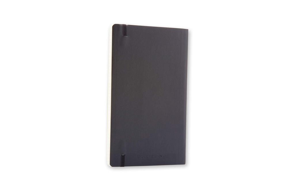 Moleskine Classic Anteckningsbok, Mjukt Omslag, Rutigt, Fickstorlek (9 cm x 14 cm), Svart, QP612
