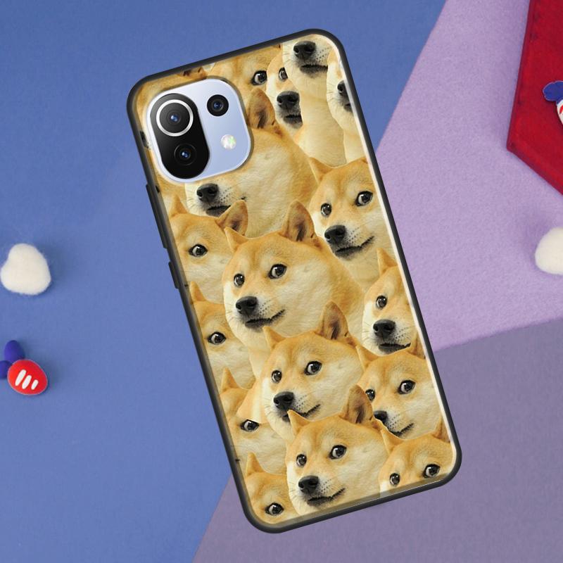 Animal Shiba Inu Dog Cover For Xiaomi 13 14 Ultra 11T 12T 13T 14T Pro POCO X7 Pro X3 X5 F3 F5 F6 M6 X6 Pro Case