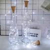 Ghirlandă Luminoasă LED cu Dop de Sticlă Alimentată Solar, de Exterior, Impermeabilă, Lumini Solare Tip Garanlandă Pentru Casă, Cameră, Grădină, Decor Nuntă