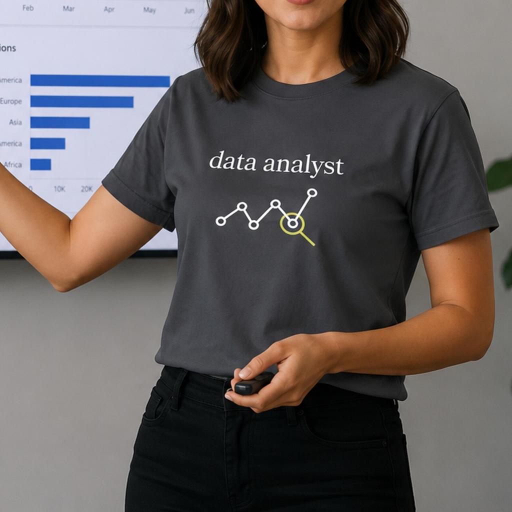 Data Analyst T-and kids tshirt: Data Science Graphic Tee, Tech Job Workwear