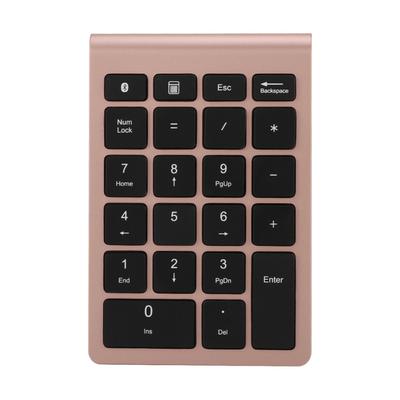 Bluetooth numerická klávesnice 22 kláves Bezdrátová ultratenká ergonomická mini numerická klávesnice pro Android pro Windows PC notebooky