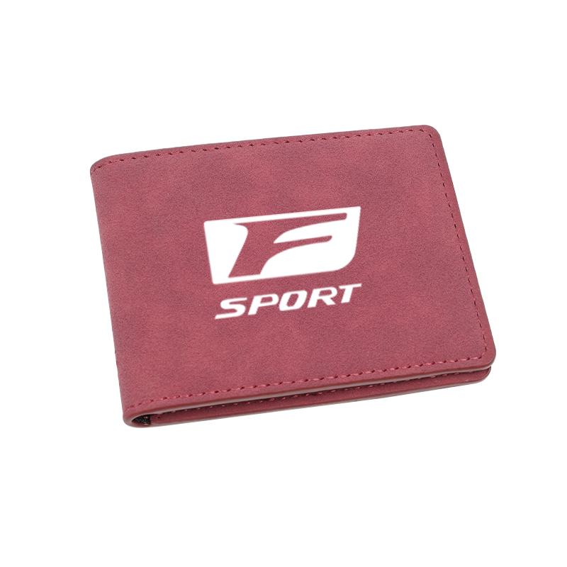 

Car Driving Documents Case Purse Credit Card Holder Wallet For Lexus RX330 IS250 Ct200h ES300h Passport Holder Card Bag keychain
