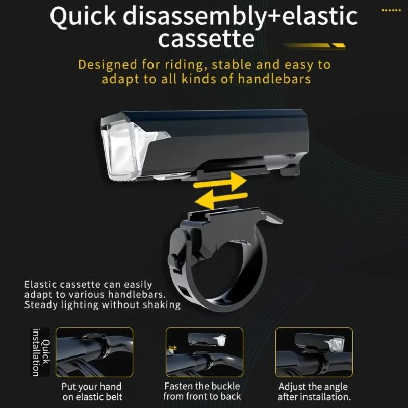 Smart Sensor Bicycle Front Light USB Rechargeable LED Bike Head Lamp MTB Bike Flashlight Bicycle Headlight Cycling Accessories