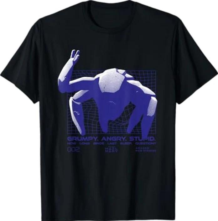 Grumpy Angry Stupid Tshirt S