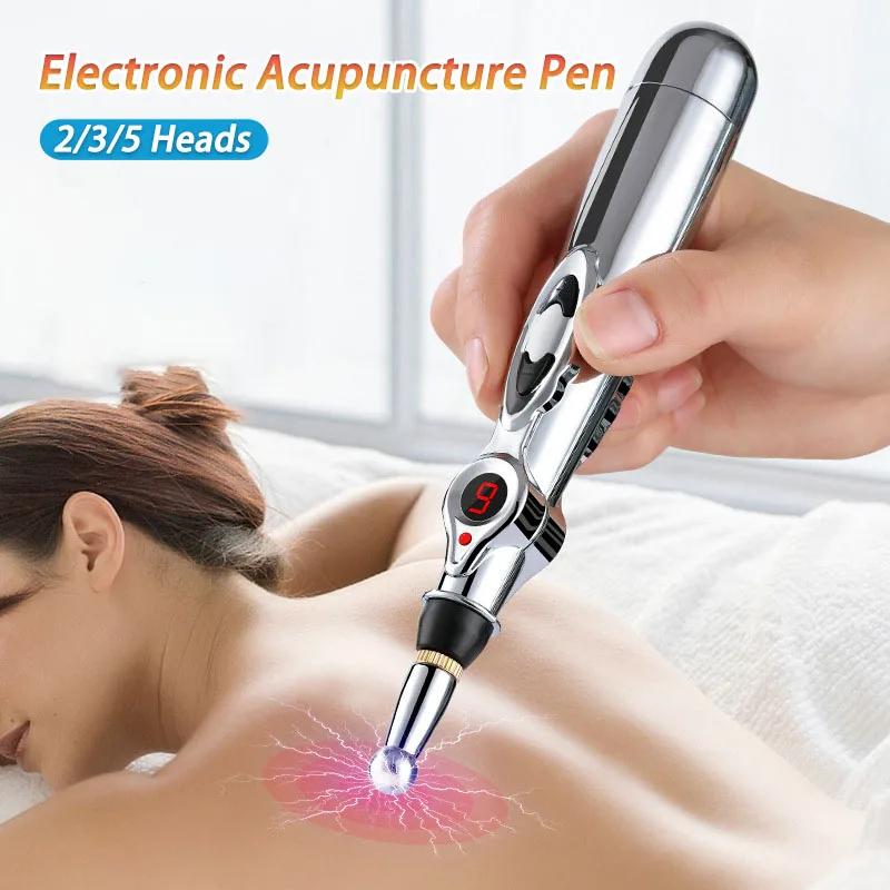 Electronic Acupuncture Pen Acupuncture Point EMS Massager Muscle Stimulator Physiotherapy Device TENS Pulse Electrostimulator Personal Health Care