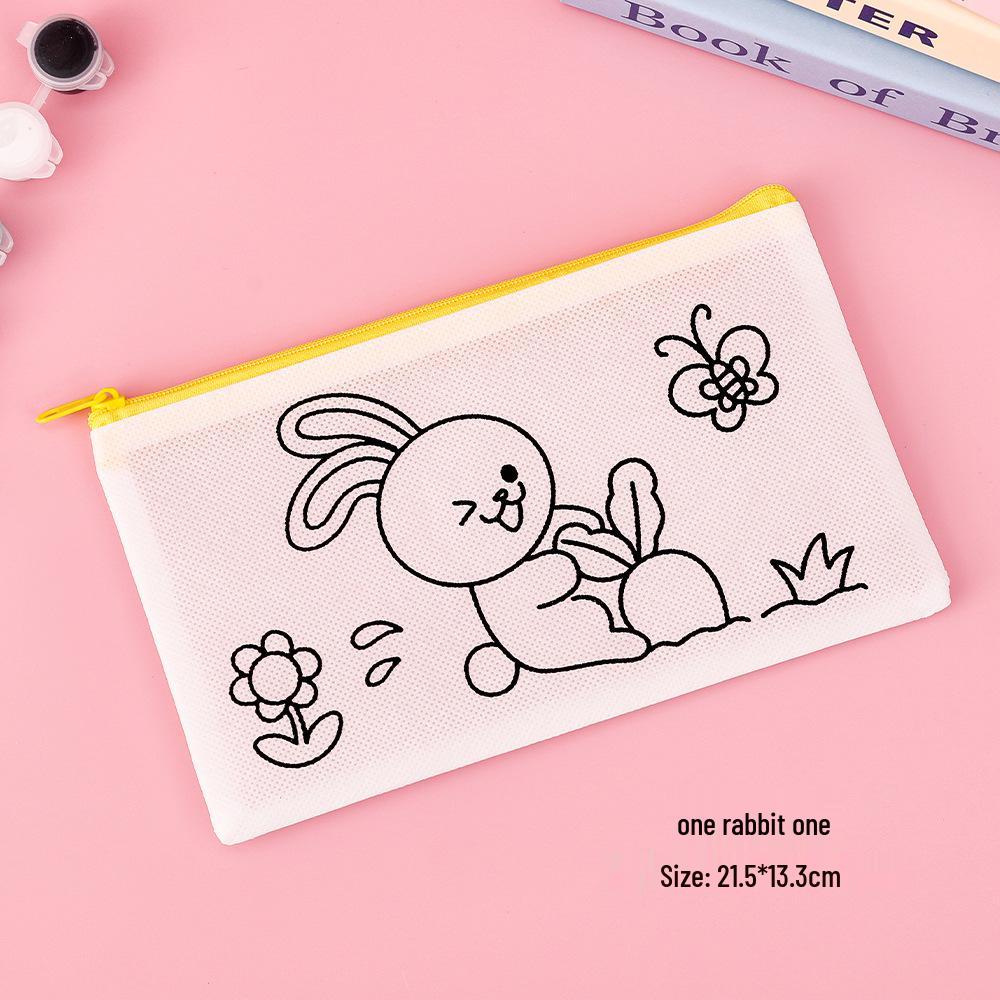 

Kids DIY Graffiti Pencil Case: Creative, Multifunctional, Non-Woven Fabric for Kindergarten Art