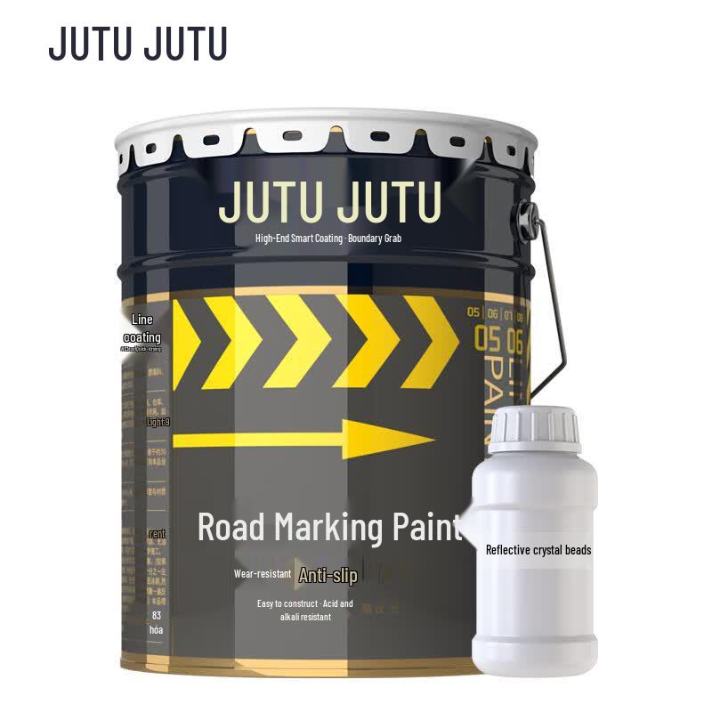 Quick-Dry Reflective Traffic Marking Paint 20KG (16KG Paint + 4KG Reflective Beads)