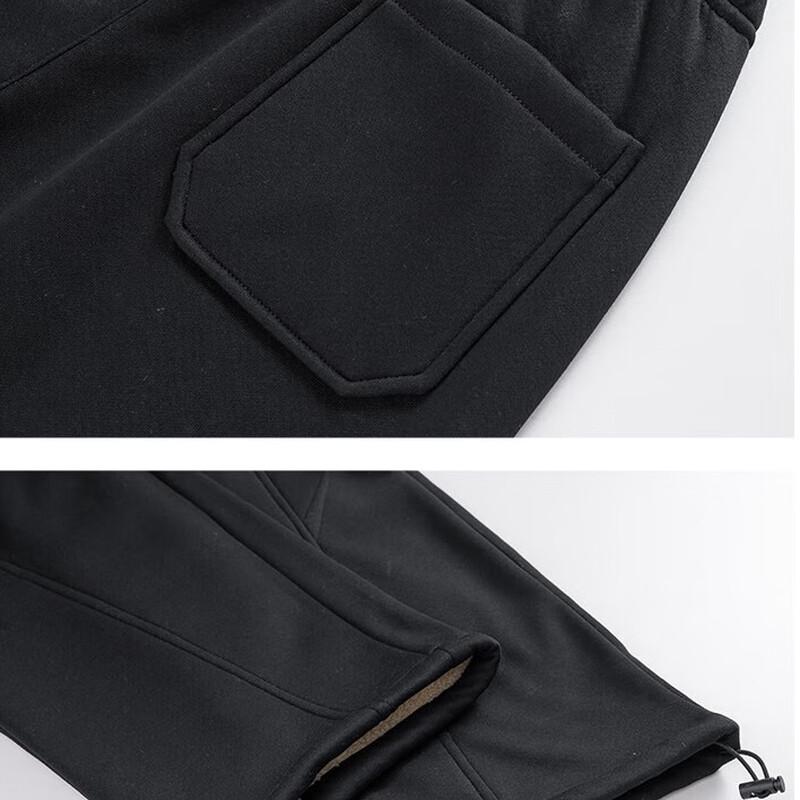 Mark Fairwhale Men's Lamb Wool Lined Casual Winter Pants