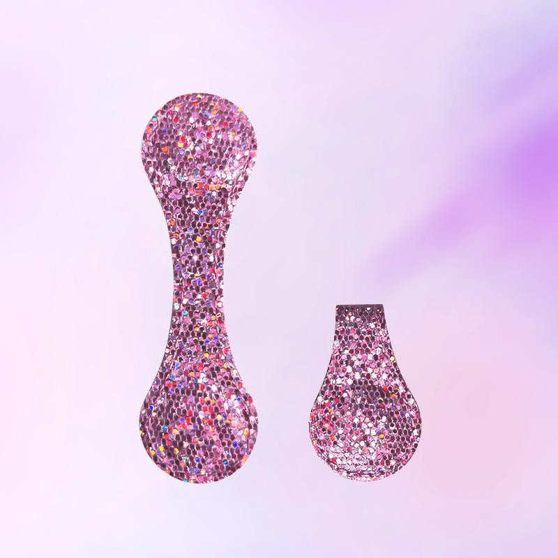 Crazy Horse Leather Double-Sided Magnetic Bookmark Clip