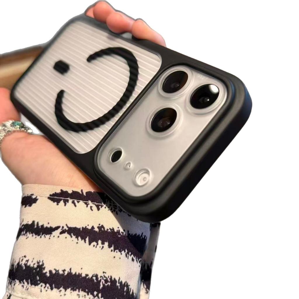 Corrugated Stripe Matte Skin Magnetic Attraction for IPhone18PROMAX Detachable Lens Phone Case Apple 17